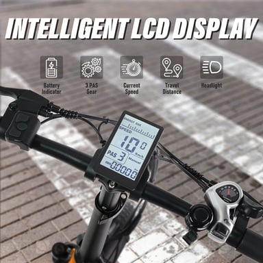 Vélo électrique pliant VARUN S20-2 tout suspendu 20 pouces avec batterie 48 V 13 Ah