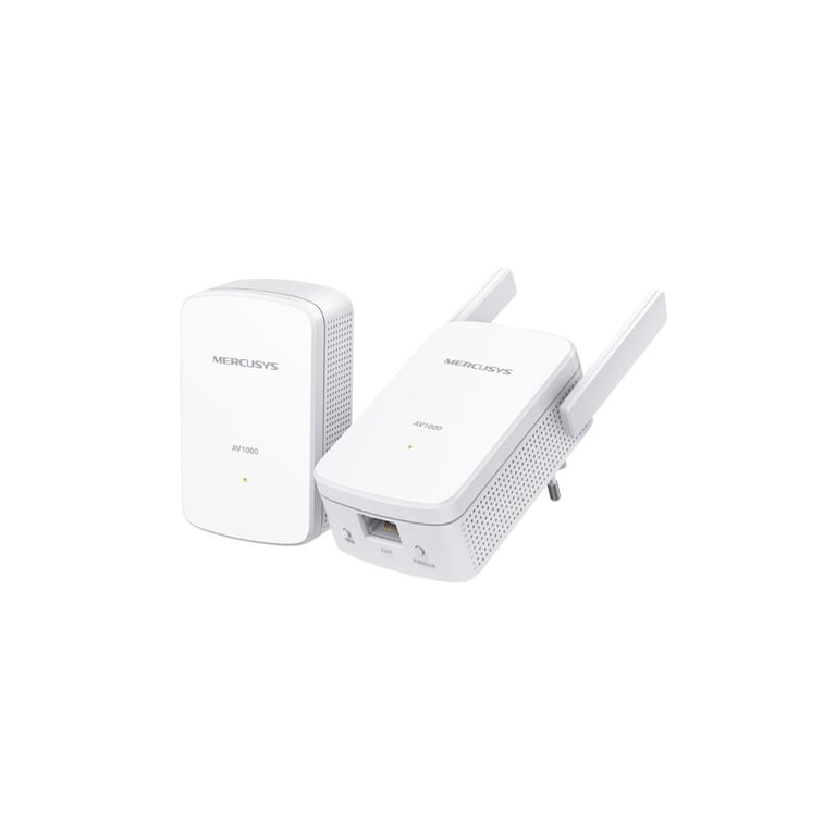 CPL WiFi 300 Mbps + CPL 1000 Mbps Mercusys MP510 KIT Prise CPL Fibre avec 1 Port Gigabit Boitier CPL Kit de 2 - vue 2
