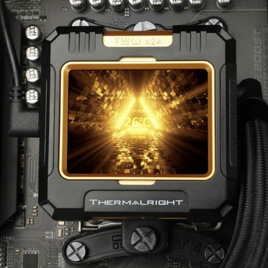 Thermalright Frozen Warframe 240 Boitier PC, Processeur Refroidisseur de liquide tout-en-un 12 cm Noir 1 pièce(s)