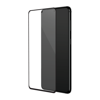 Protector de pantalla de cristal templado (100% cobertura de superficie) para Samsung Galaxy S21 FE 5G, Negro