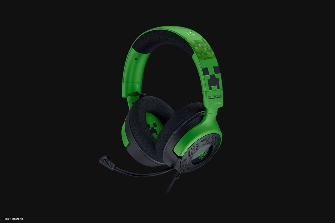 Razer Kraken V4 X Casque Arceau Jouer Noir, Vert - Neuf