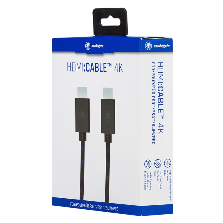 Câble HDMI snakebyte Pro 4K 3 mètres Compatible PS4 - vue 3