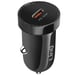 Chargeur Allume cigare Voiture USB C 30W Power Delivery Compact Noir