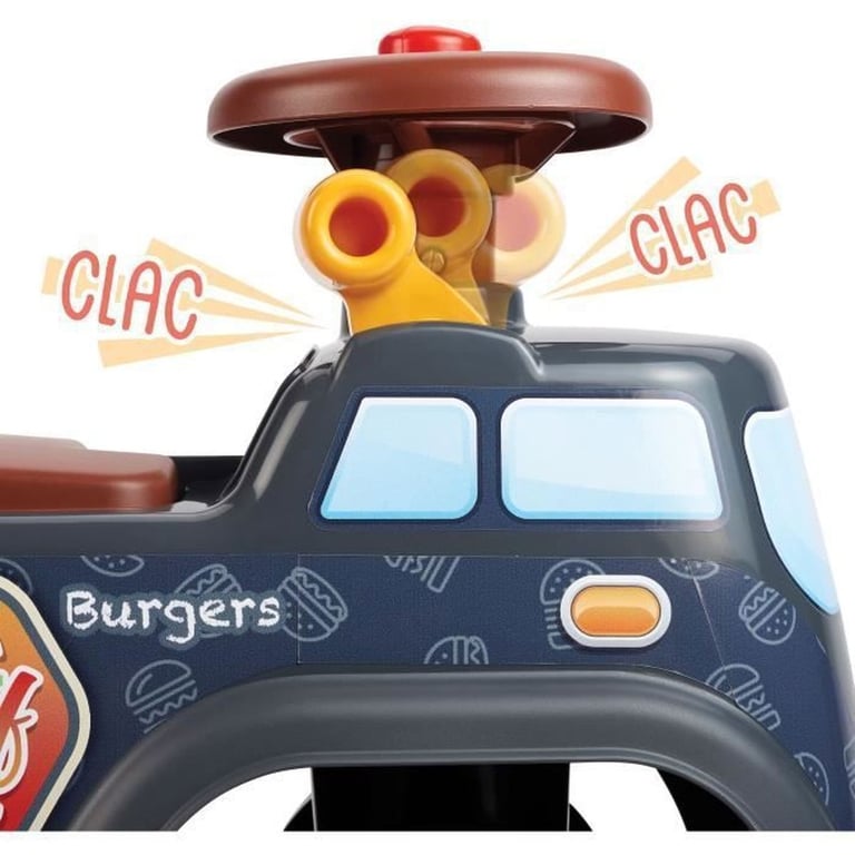 Porteur FALK Food Truck Volant directionnel Remorque Dès 100% Fabriqué en France - vue 4