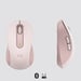 Logitech Signature M650 L Wireless Mouse - Gran tamaño silencioso, Bluetooth, botones programables - Rosa
