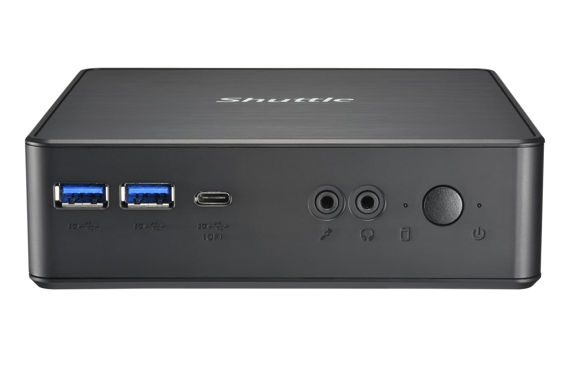 Shuttle XPC Nano PC NC40U, Intel Celeron 7305U, 1x HDMI, 1x DP,1xUSB-C/DP, 6x USB3.2, 1x 2.5