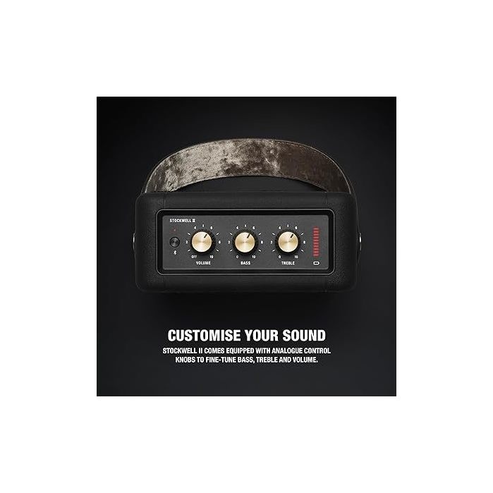 Enceinte stéréo portable sans fil Marshall Stockwell II Bluetooth Noir - Neuf