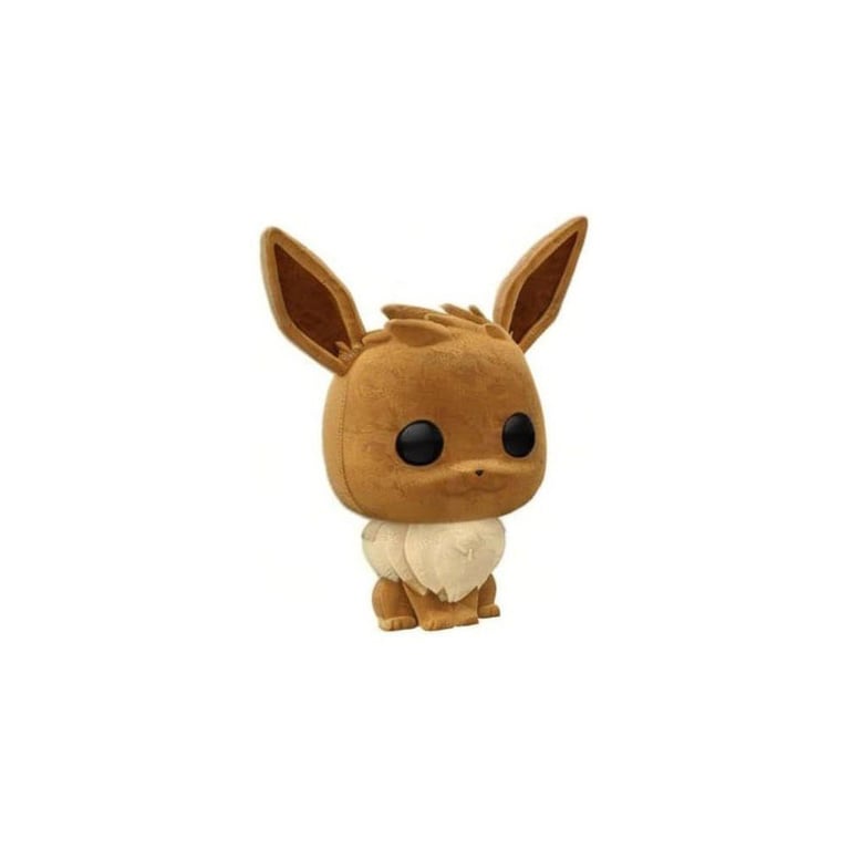 Figurine Funko Pop Games Pokémon Eevee Flocked Collectionnez la peluche la plus mignonne de 'univers Pokémon ! Neuf - vue 2