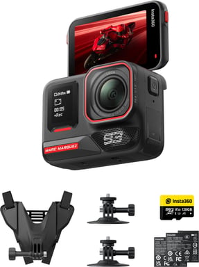Insta360 Ace Pro 2 MM93 Edition - Action Camera 8K, IA Dual, Edizione Limitata Marc Márquez con Accessori