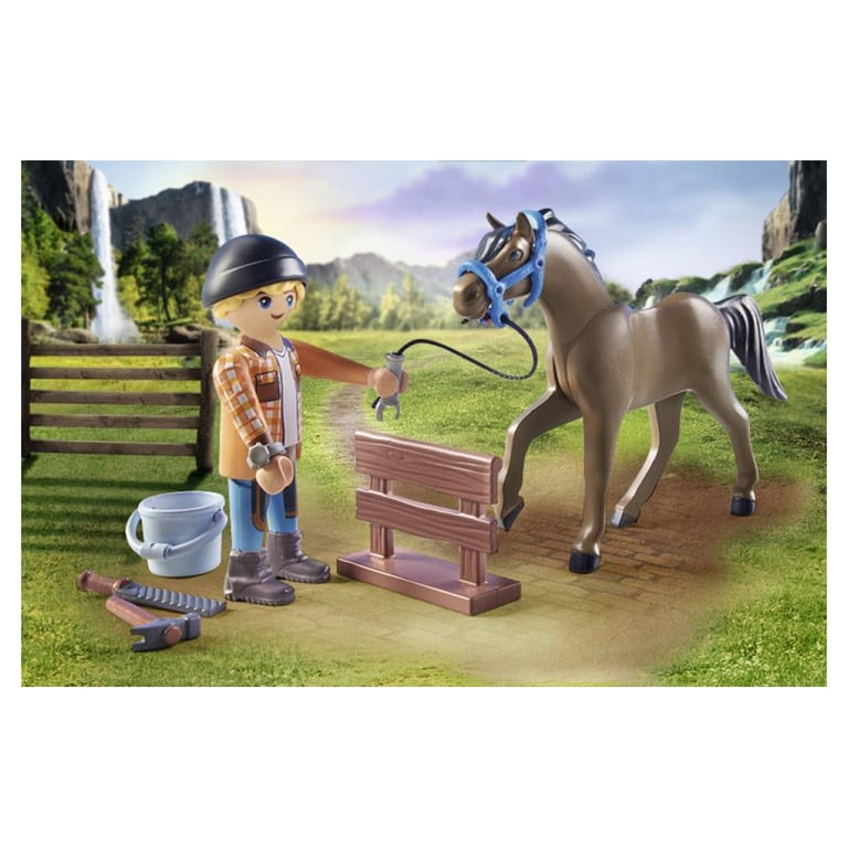 Jeux D'imitation Thérapeute Et Cheval Playmobil La Boite - vue 8