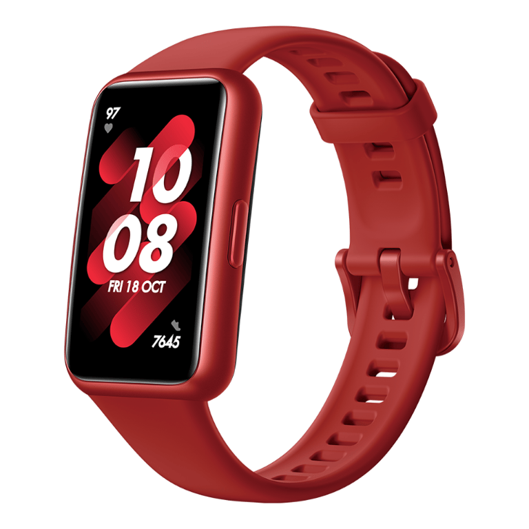 HUAWEI Band 7 / Écran tactile / Bluetooth / Autonomie de 14 jours /  Étanchéité 5ATM - Rouge - Huawei