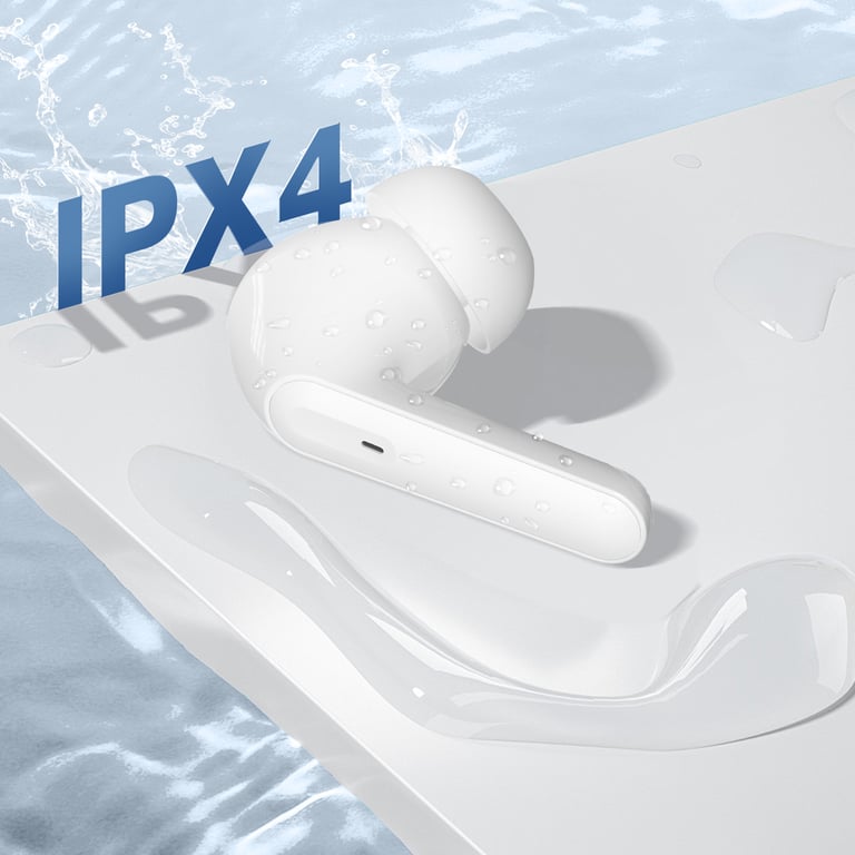 Écouteurs Bluetooth Commande Tactile Autonomie 4.5h Étanche IPX4 Neuf - vue 5