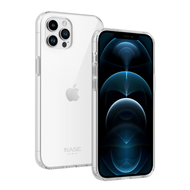 Carcasa híbrida invisible para Apple iPhone 12 Pro Max, Transparente