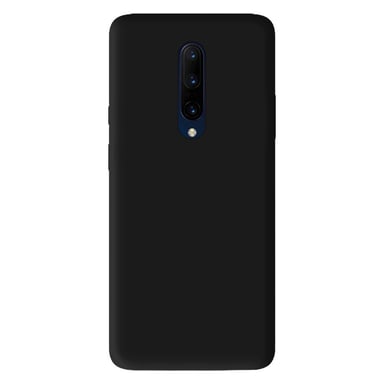 Coque silicone unie Mat Noir compatible OnePlus 7 Pro