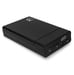 Ewent EW7043 Caja de discos de almacenamiento Caja disco duro/SSD Negra 2,5''