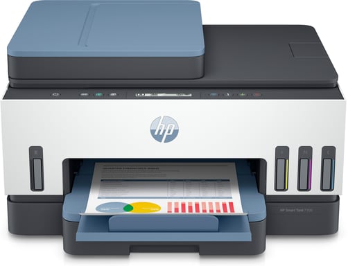 HP Smart Tank Imprimante Tout-en-un 7306, Impression, numérisation, copie, chargeur automatique de documents, sans fil, Chargeur automatique de documents de 35 pages, Numérisation vers PDF, Impression recto-verso