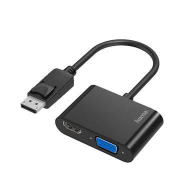 Hama 00200334 cavo video e adattatore DisplayPort HDMI + VGA (D-Sub) Nero