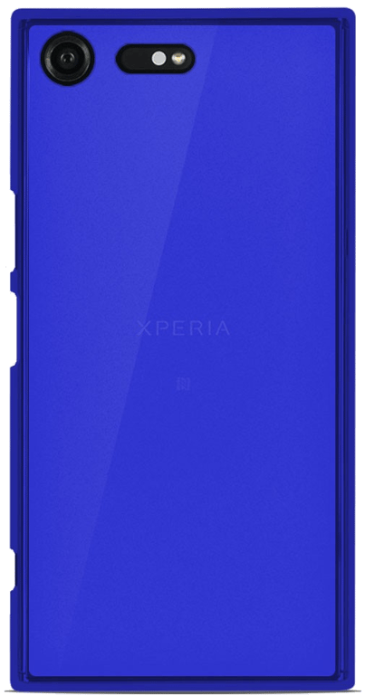 Coque silicone unie compatible Givré Bleu Sony Xperia XZ Premium
