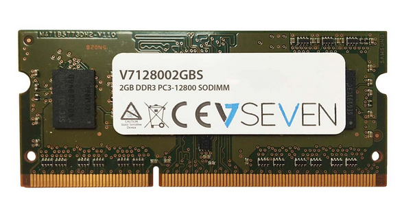 V7 V7128002GBS módulo de memoria 2 GB 1 x 2 GB DDR3