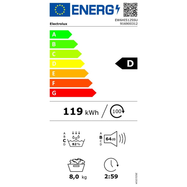 ELECTROLUX EW6HI5125SU - vue 5