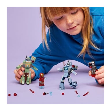 Lego 76320 - Sh Marvel Iron Man y Maquina de Guerra Vs. Dron