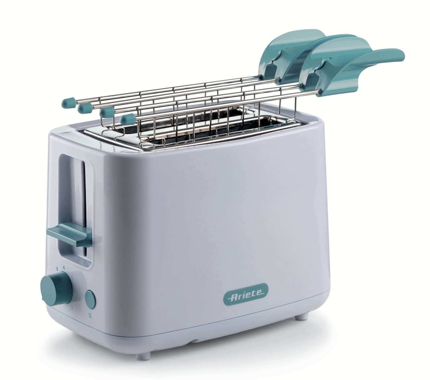 Grille-Pain Ariete 0157/04 – 2 Fentes, 760 W, 7 Niveaux de Brunissage