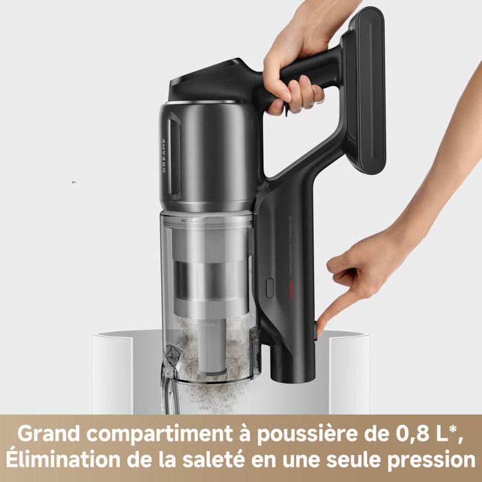 Dreame Z10 Aspirateur Balai sans Fil 24kPa 210AW 90min d¿autonomie Filtration 99 99% HEPA H14 détection poussière réglage Auto de ¿Aspiration multisurface Anti n?uds - vue 5