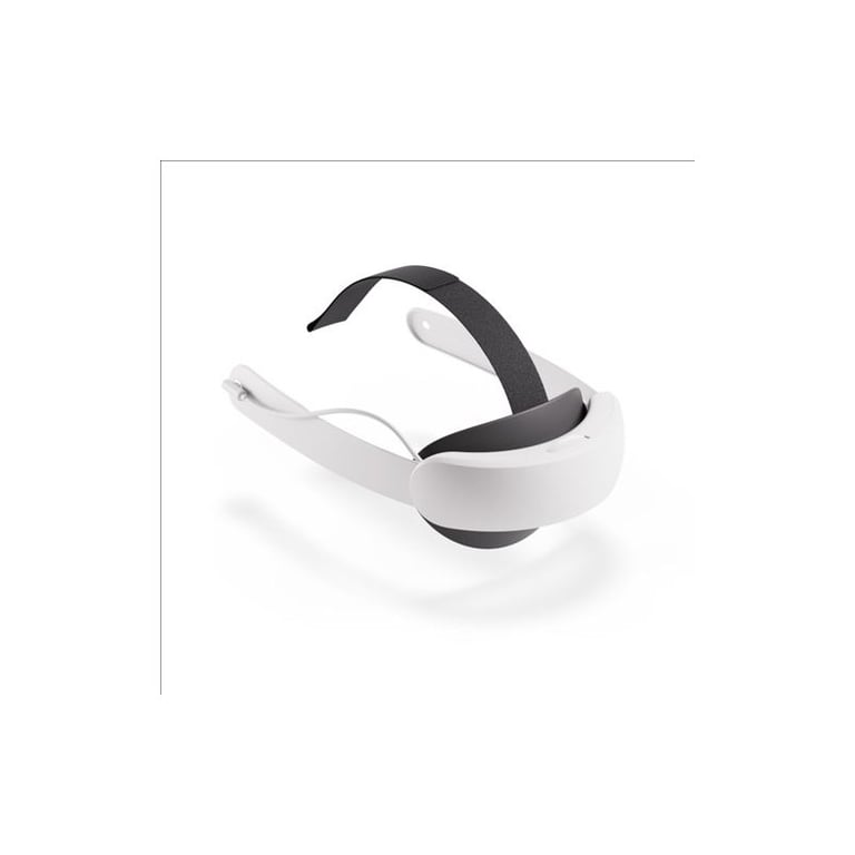 Sangle De Maintien Ergonomique Avec Batterie Élite Pour Casque Meta Quest 3 Blanc Et Noir