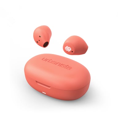 Urbanista Lisbon Cuffie stereo senza fili (TWS) Bluetooth per chiamate/musica Coral