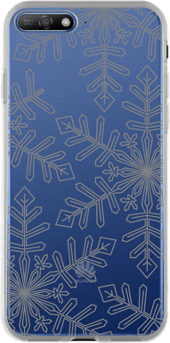 Coque Huawei Y6 2018 Hybride Motifs Flocon - Fabriqué en France Bigben