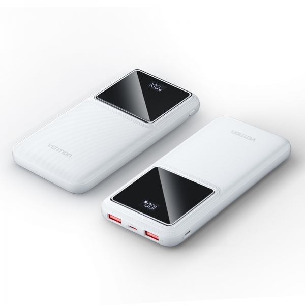 Batterie Vention Powerbank 10000mAh USB C+A+A avec écran LED Couleur Neuf
