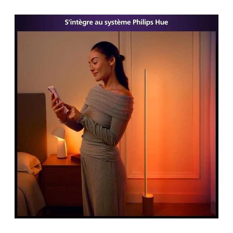 Lampe de chevet et de réveil connectée Twilight Lumiere et colorée Compatible bluetooth Neuf - vue 2