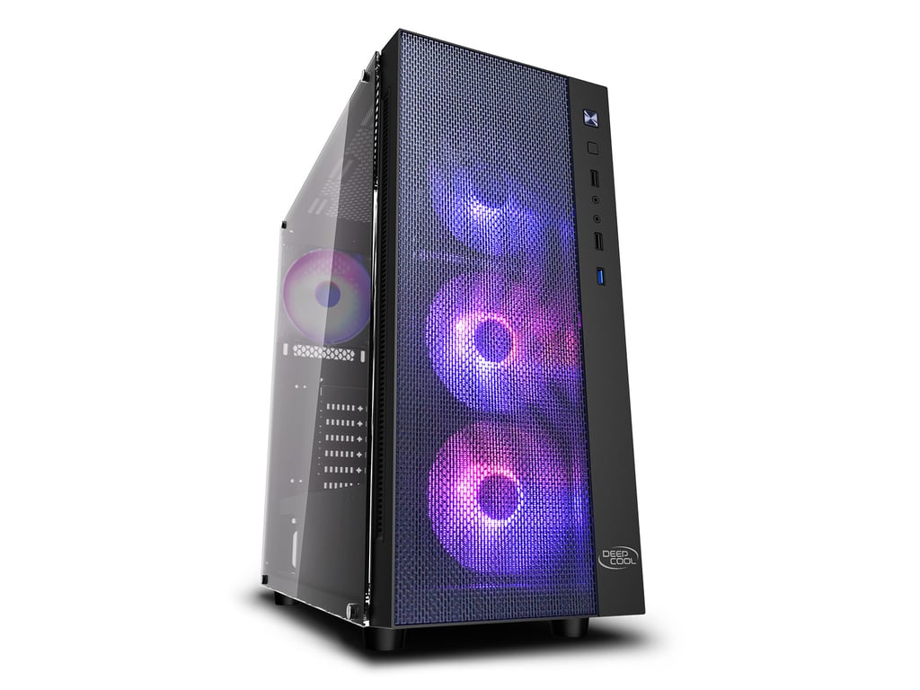 Boitier PC DEEPCOOL MATREXX 55 Mesh ADD RGB 4F Boitier sans alimentation Moyen tour Format E ATX - vue 2
