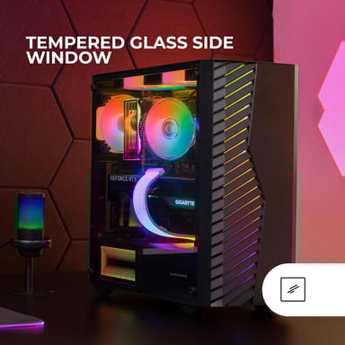 Mars Gaming MC-VOLT Midi Tower nero