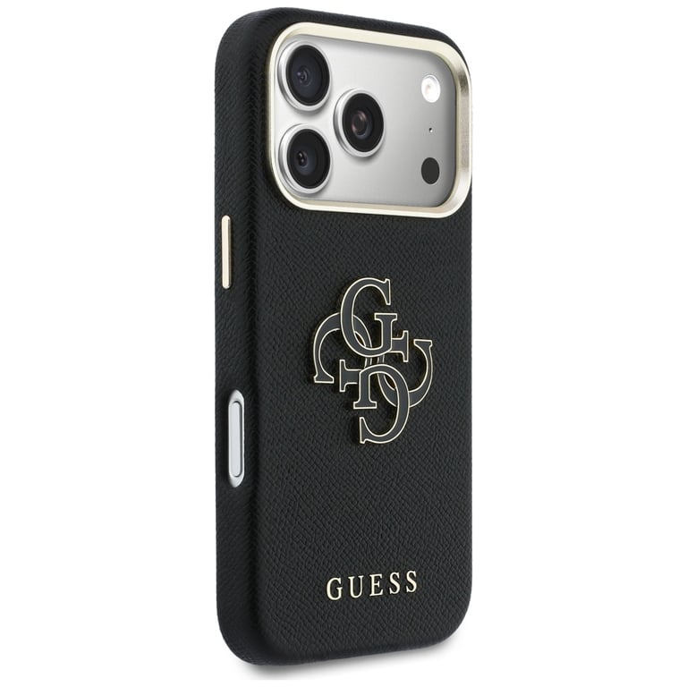 Coque Guess Hardcase Resin Logo pour iPhone 17 Pro Max - vue 3