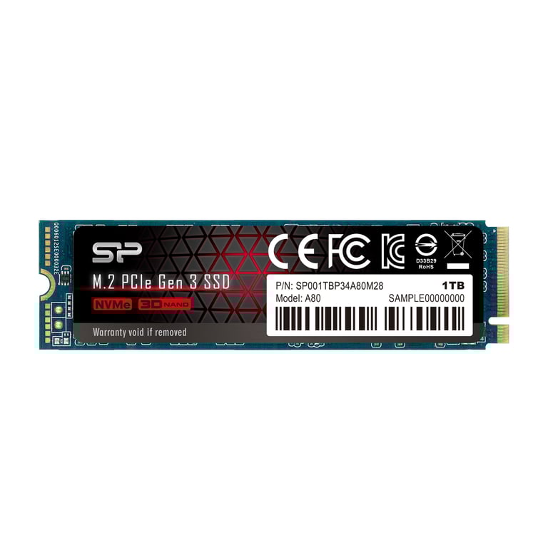 Silicon Power P34A80 1 02 To .2 PCI Express 3.0 NVMe SLC Neuf