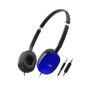 Casques Audio JVC HA-S160M-AU 30mm Son Dynamique Bleu Éclatant