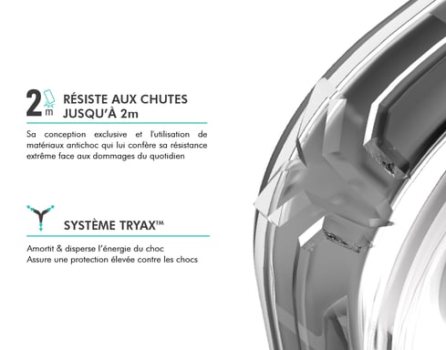 Guscio per Honor 400 Lite FEEL rinforzato 2m Tryax 3D Sistema di inserti