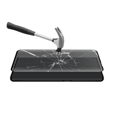 Protezione dello schermo in vetro temperato da bordo a bordo per OPPO Find X2/X2 Pro, nero