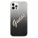Custodia Guess per iPhone 12 Pro Max 6,7'' nero Glitter Gradient Script