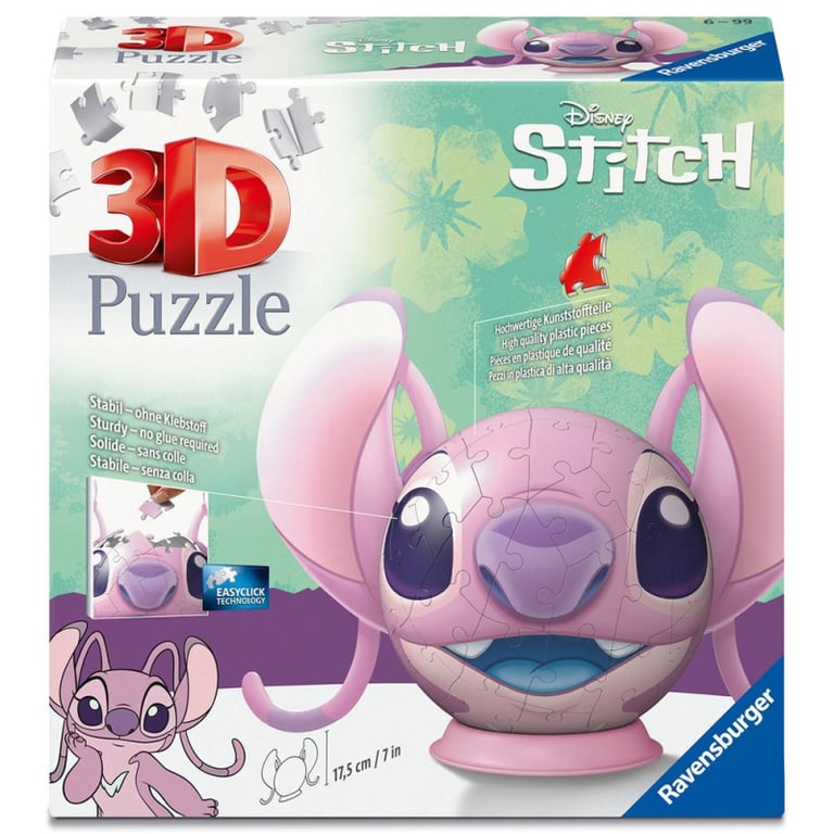 Puzzle 3D 72 pièces Ravensburger Angel avec oreilles Disney - vue 8
