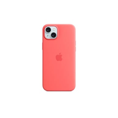 Funda de silicona con MagSafe para iPhone 15 Plus Guava