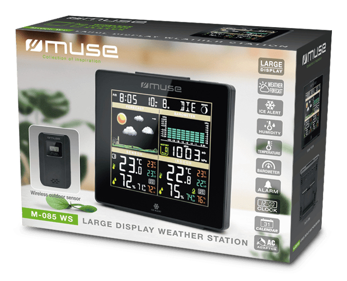 MUSE Radio réveil simple alarme M085WS - vue 8