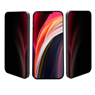 Eiger Protector de pantalla de vidrio templado para iPhone 16 Pro Max y 17 Pro Max anti-espía Negro transparente