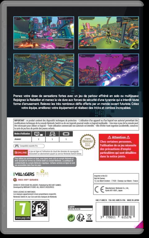 Hover Nintendo SWITCH Neuf - vue 3