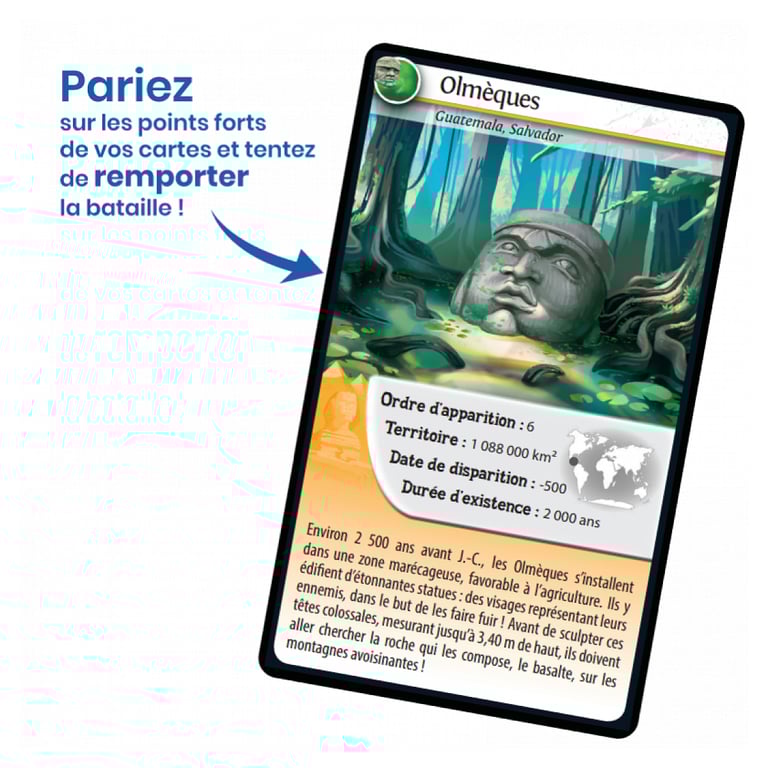 Bioviva Défis Nature Civilisations disparues Jeu de bataille - vue 5