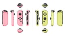 Joy-Con - Manette de jeu Analogique/Numérique pour Nintendo Switch, Nintendo Switch OLED, Rose & Jaune Pastel