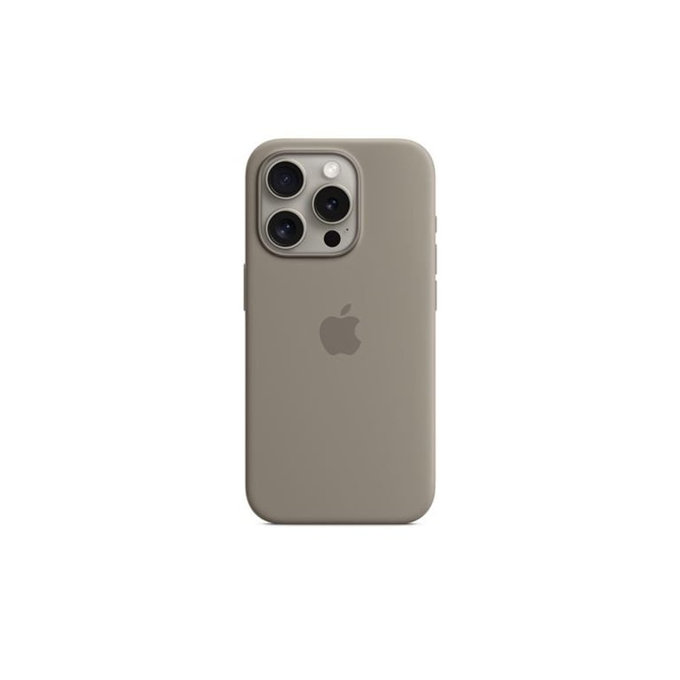 Funda de silicona con MagSafe para iPhone 15 Pro Clay - Apple