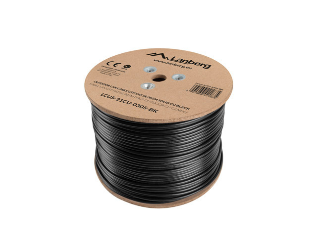 Lanberg LCF6 30CU 0305 BK câble de réseau 305 Cat6 Neuf - vue 3