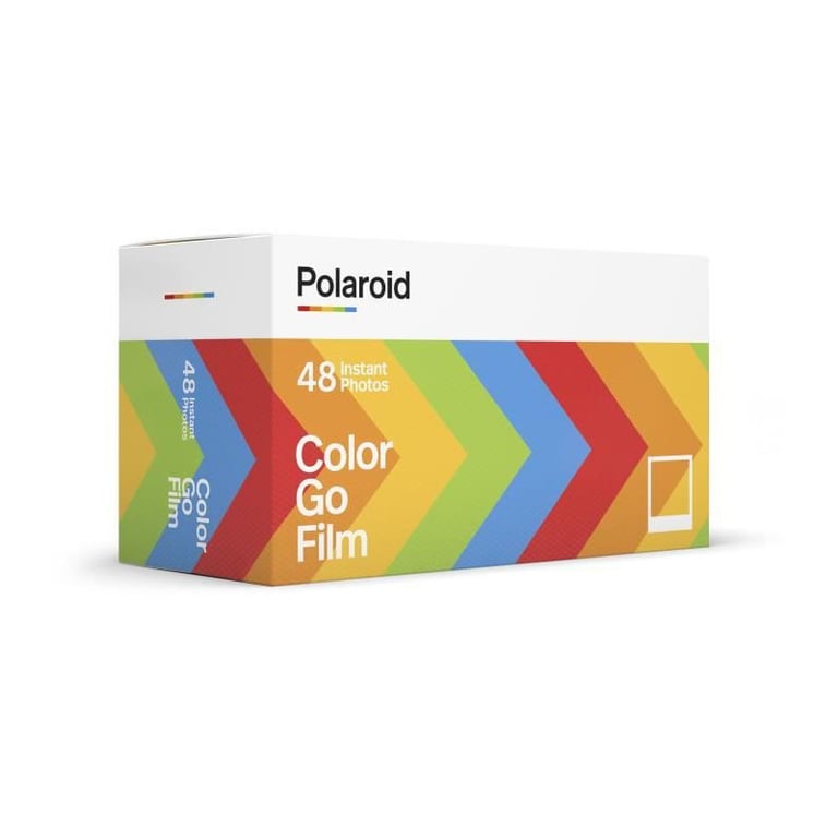 POLAROID - Película instantánea en color Go multipack - 48 películas - ASA 640 - 10 min revelado - Marco blanco